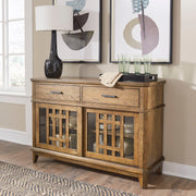 Santa Rosa Server with Sliding Glass Doors