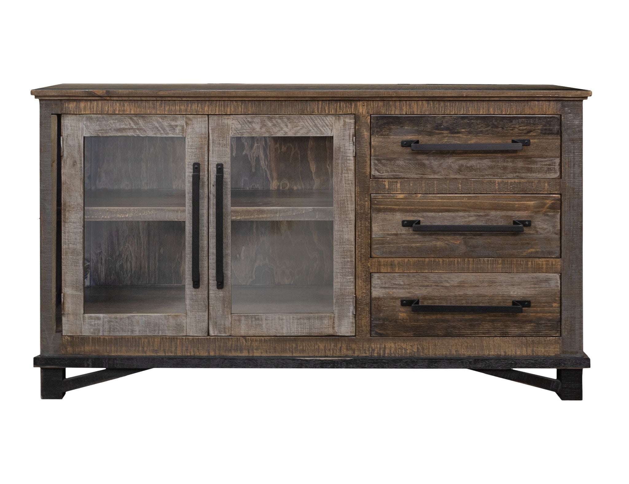 Loft 60" Buffet – Two-Tone Gray