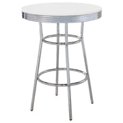Retro 30" Round 1950’s Bistro Pub Height Bar Table