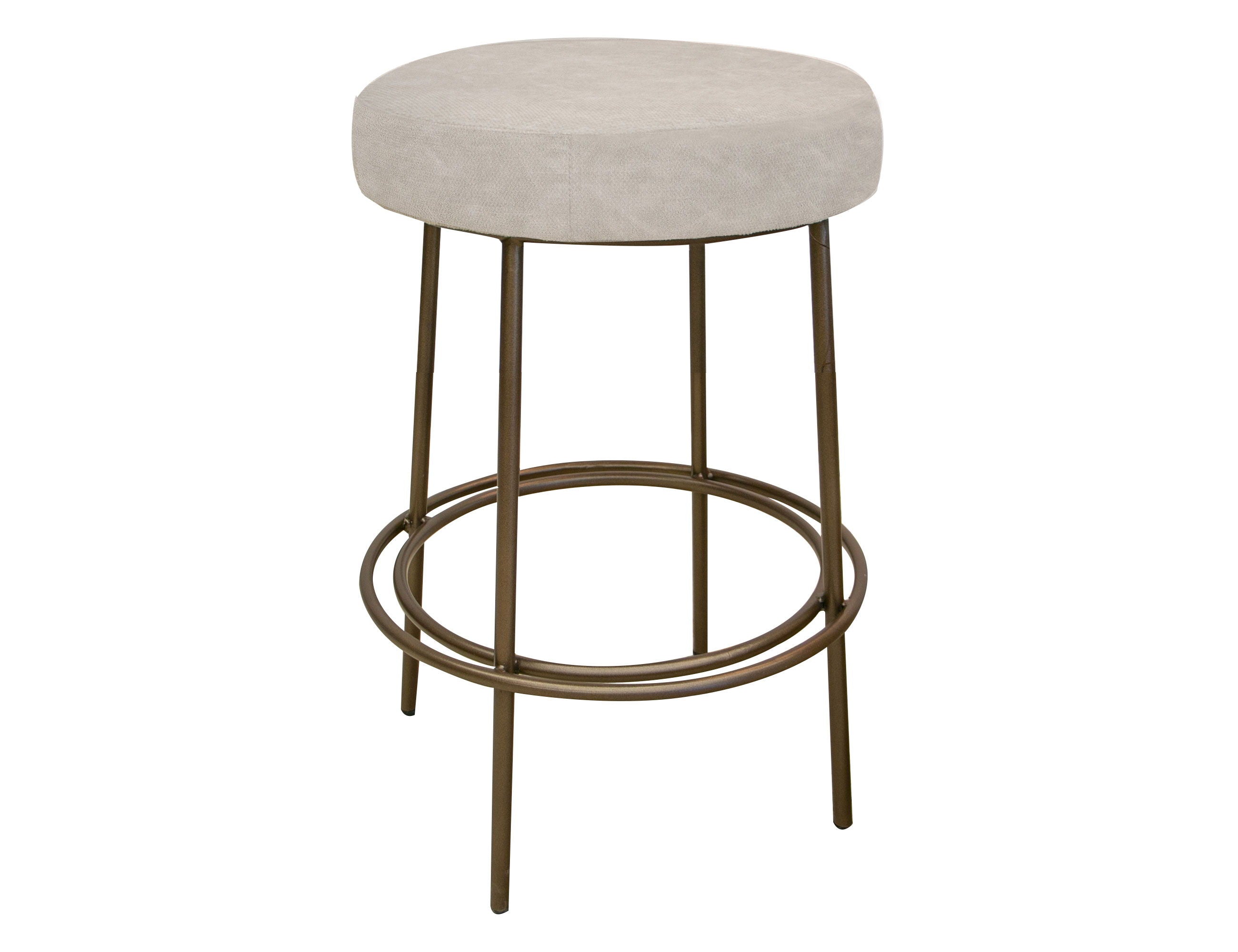 Frida Metal Stool with Wooden Frame