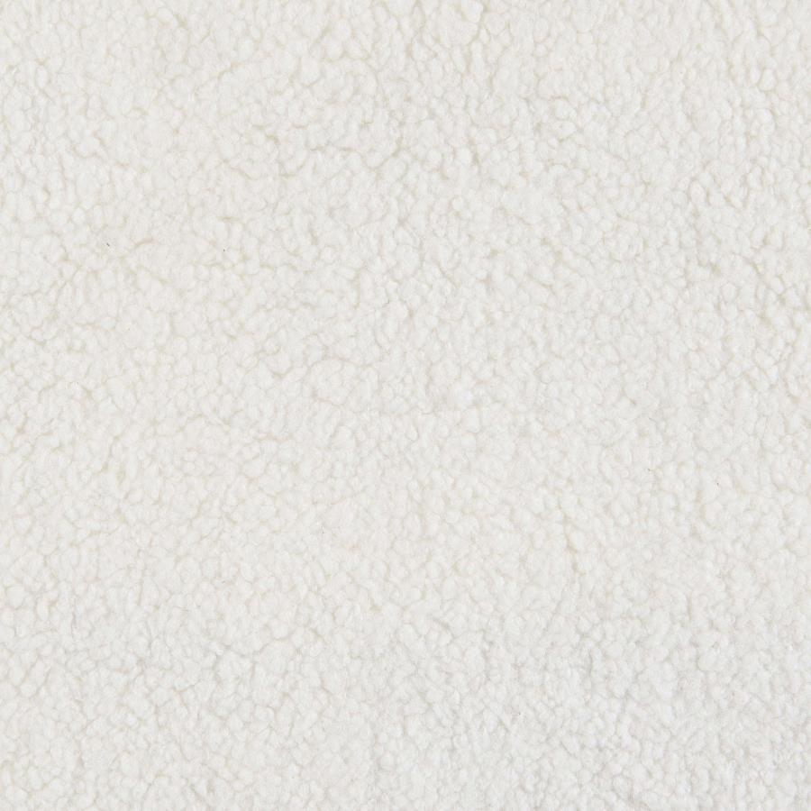 Sunny Square Upholstered Ottoman in Natural or Dark Charcoal