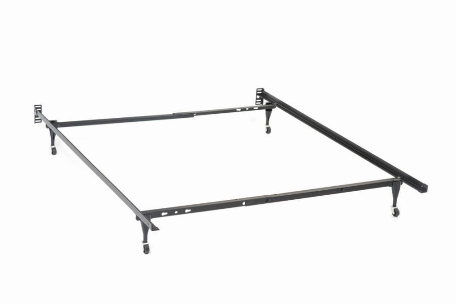 Metal Bed Frame with Adjustable Headboard