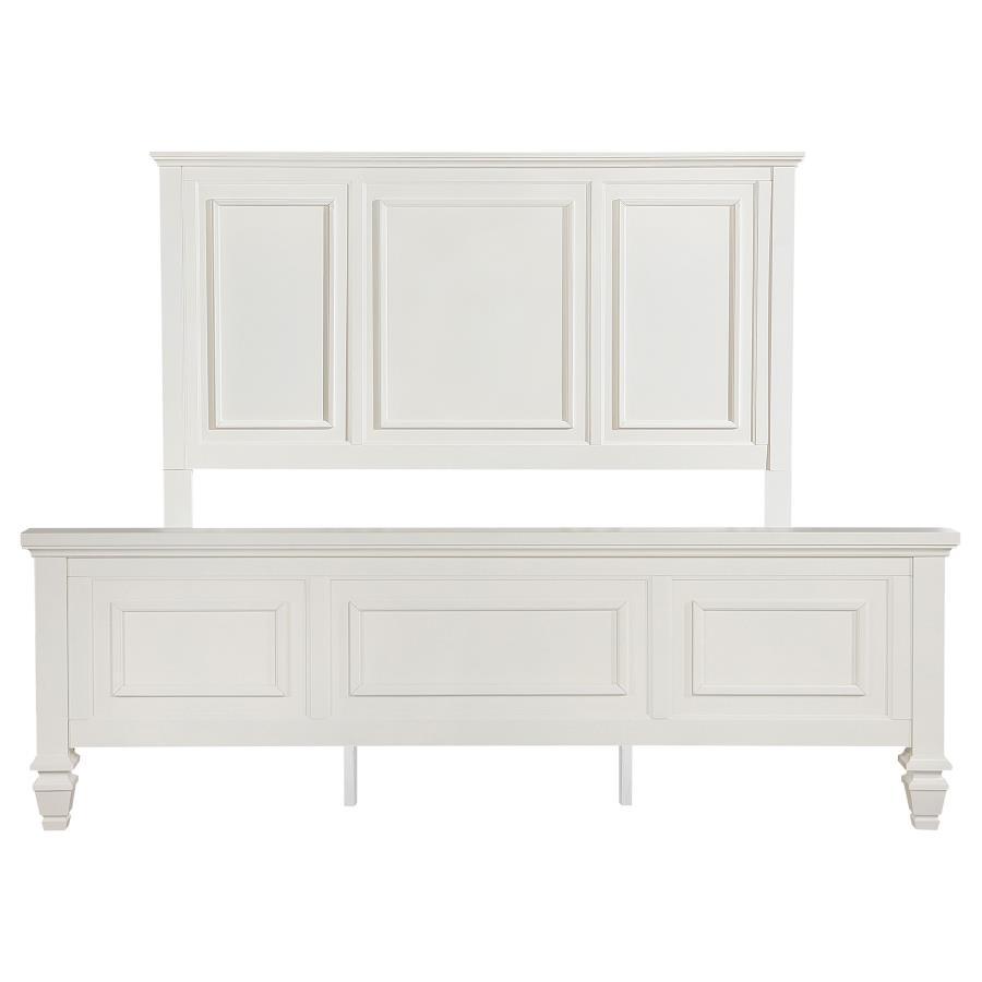 Sandy Beach 63" Panel Bed with High Headboard