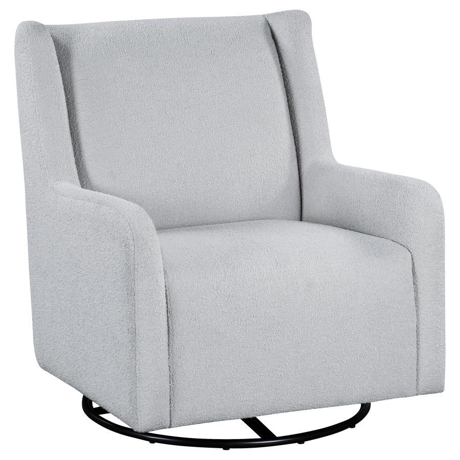 Serra Boucle Upholstered Swivel Glider Recliner
