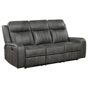 Raelynn Upholstered Track Arm Motion Sofa
