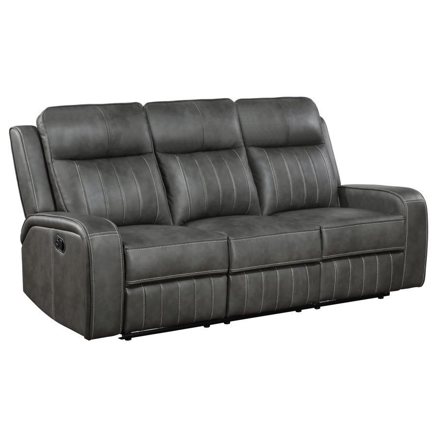 Raelynn Upholstered Track Arm Motion Sofa