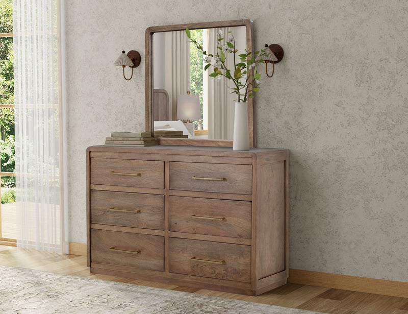 Mezquite - Mirror - Brown