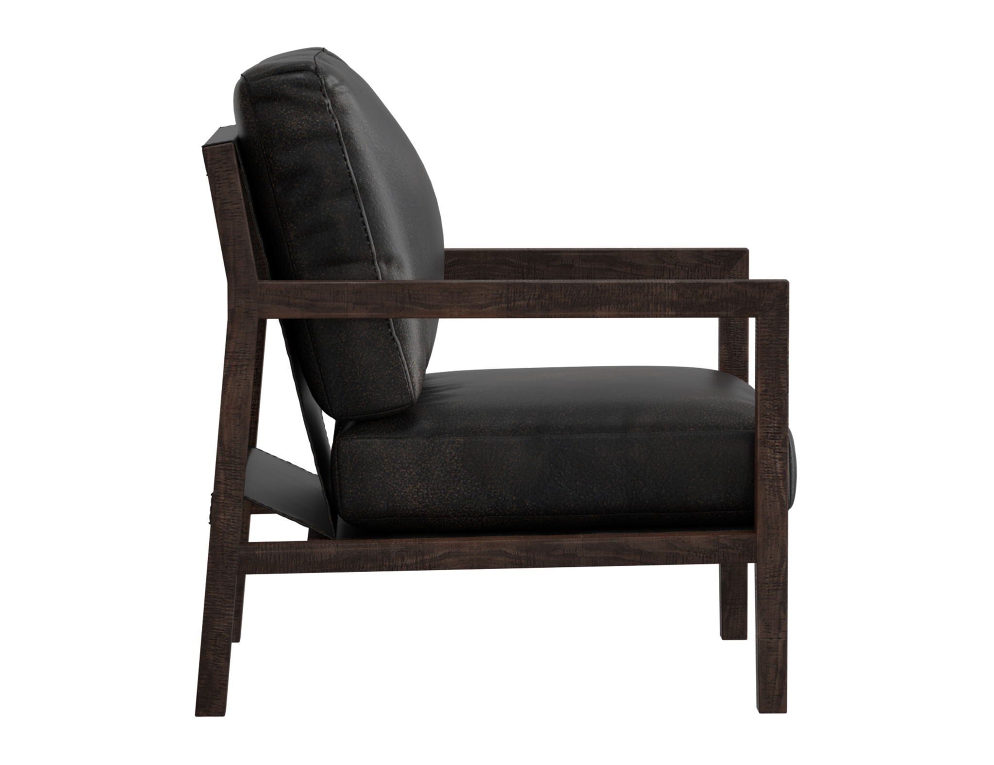 Milan Arm Chair with Solid Wood Frame
