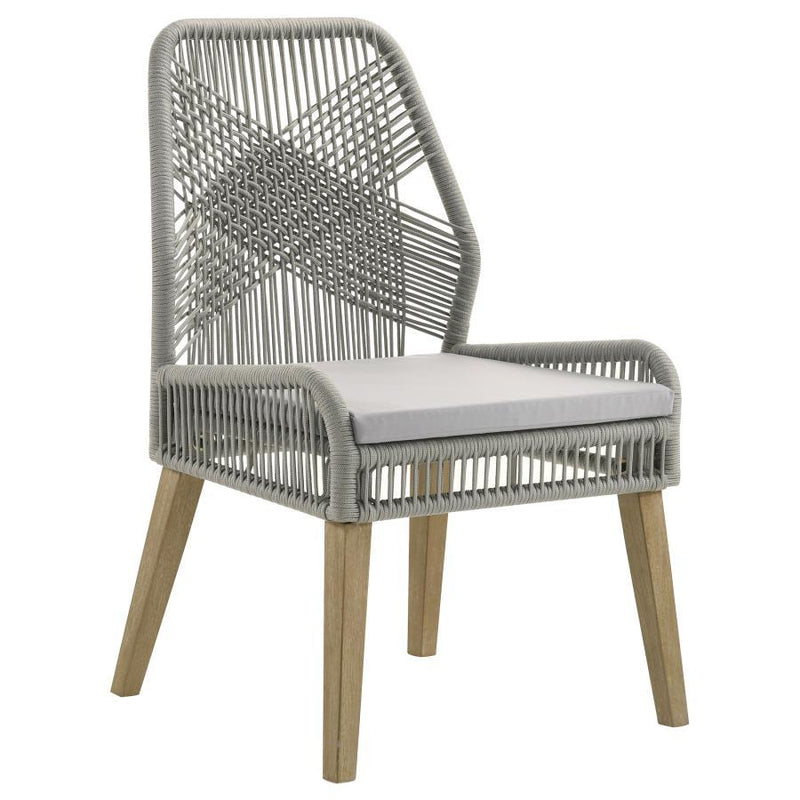 Nakia Woven Rope Dining Side Chairs – Set of 2