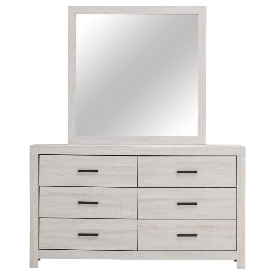 Brantford 6-Drawer Dresser with Mirror