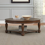 Allington 5-Piece Table Set in Brown with Oval