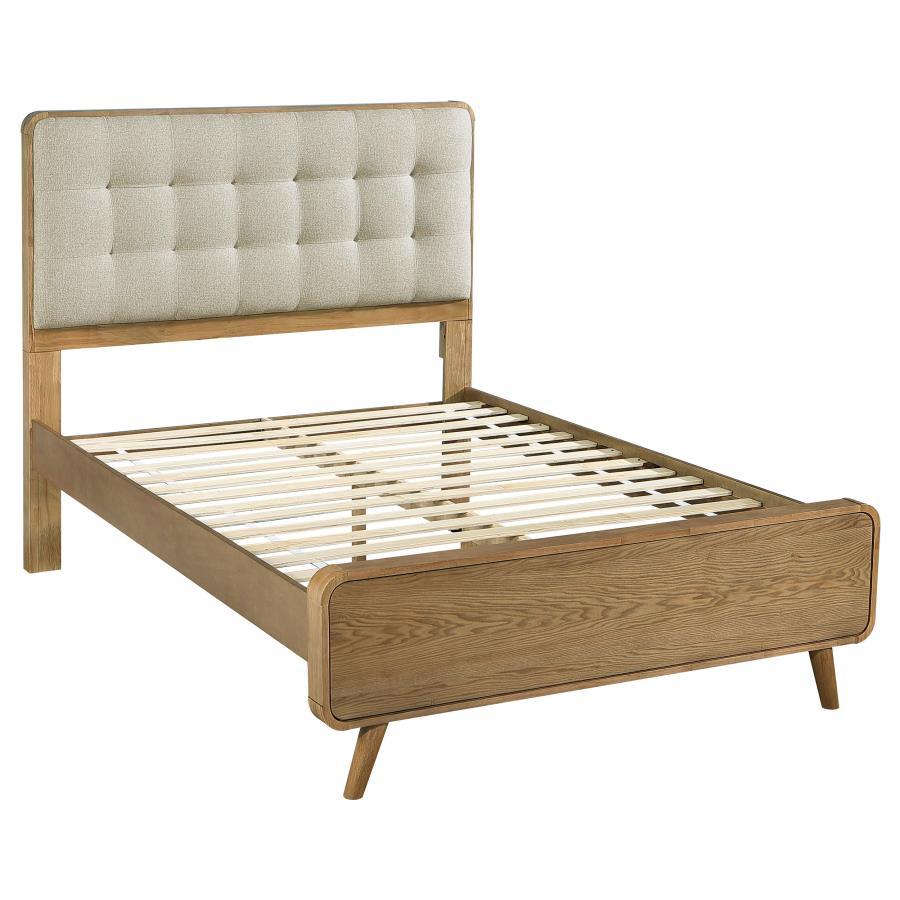 Robyn Mid-Century Wood Panel Bed