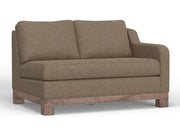Samba Right-Arm Loveseat in Brown Camel
