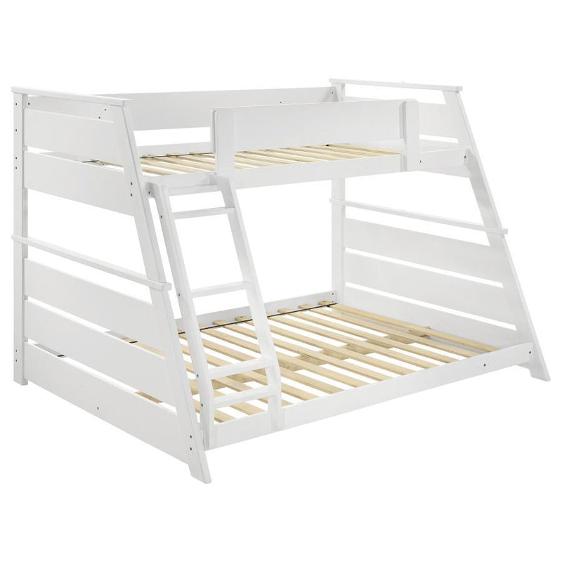 Holden Twin over Full Wood Veneer Bunk Bed