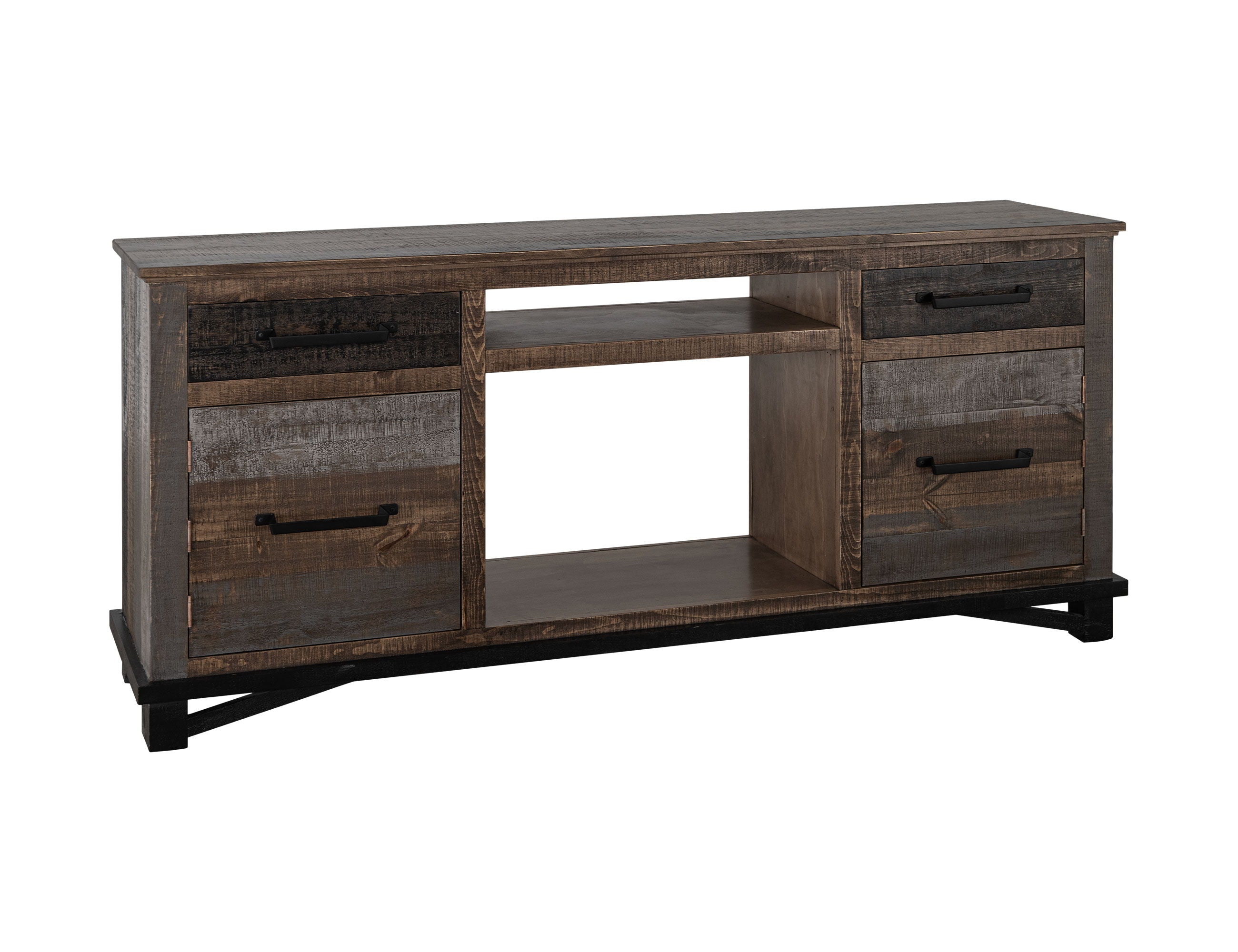 Loft 70.25" Electric Fireplace TV Console