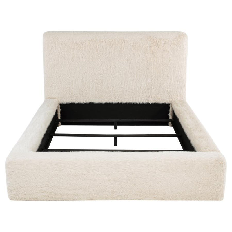 Rebecca Faux Fur Upholstered Bed