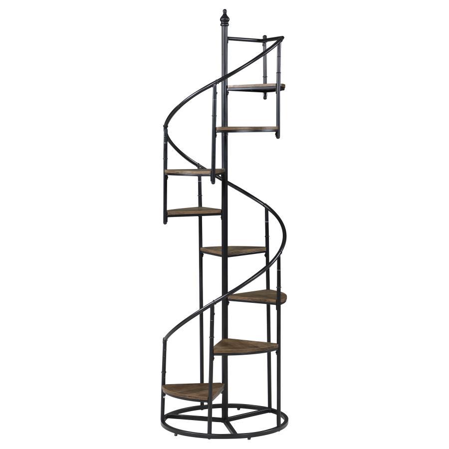 Roseglen 8-Shelf Staircase Bookshelf