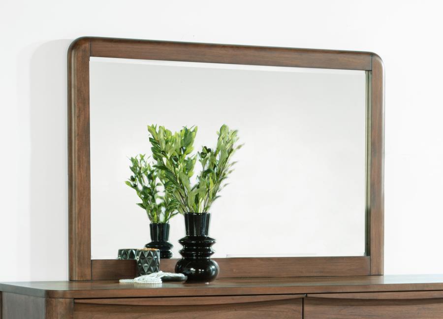 Maderia Dresser Mirror in Walnut