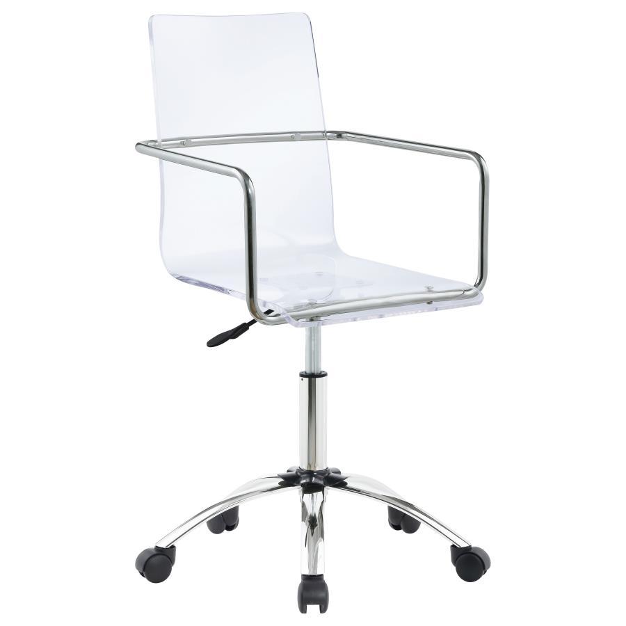 Amaturo - Acrylic Adjustable Office Desk Chair