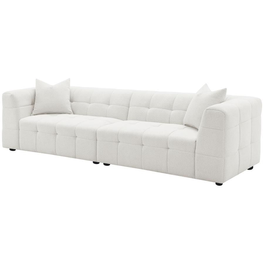 Everly Boucle Upholstered Extra Long Sofa