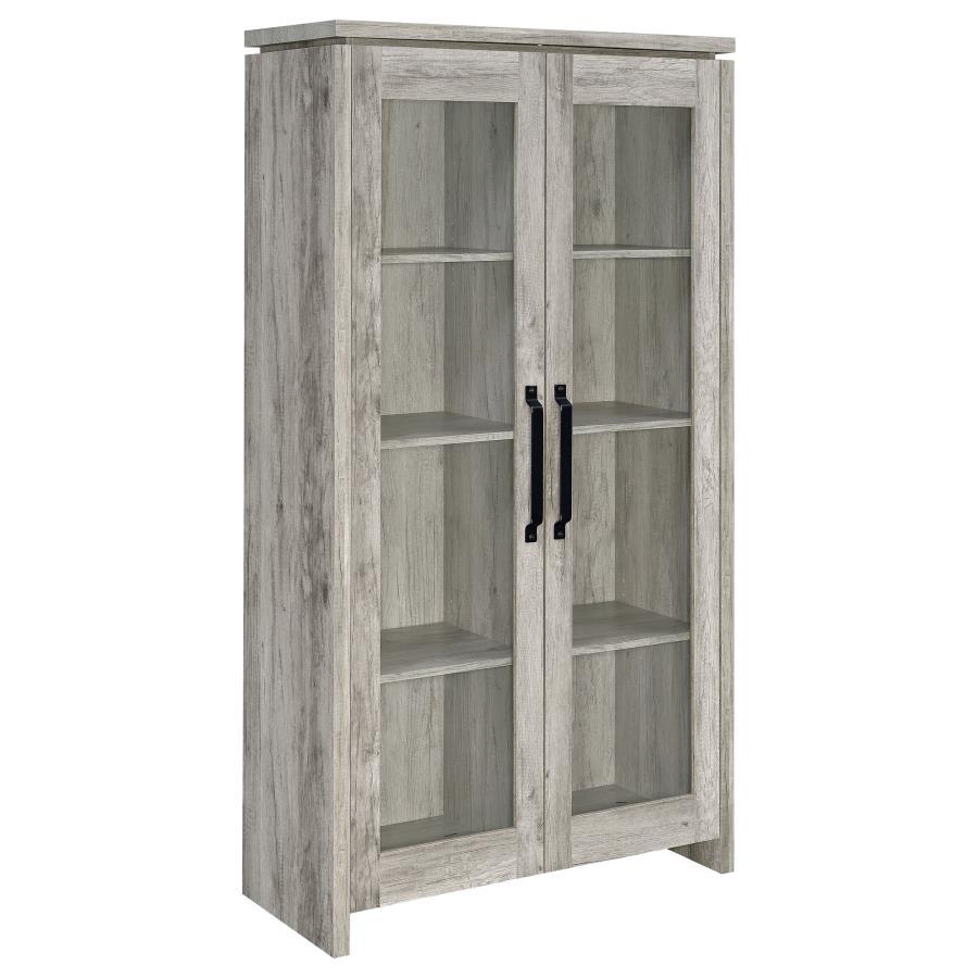 Alejo 2-Door Engineered Wood Tall Cabinet