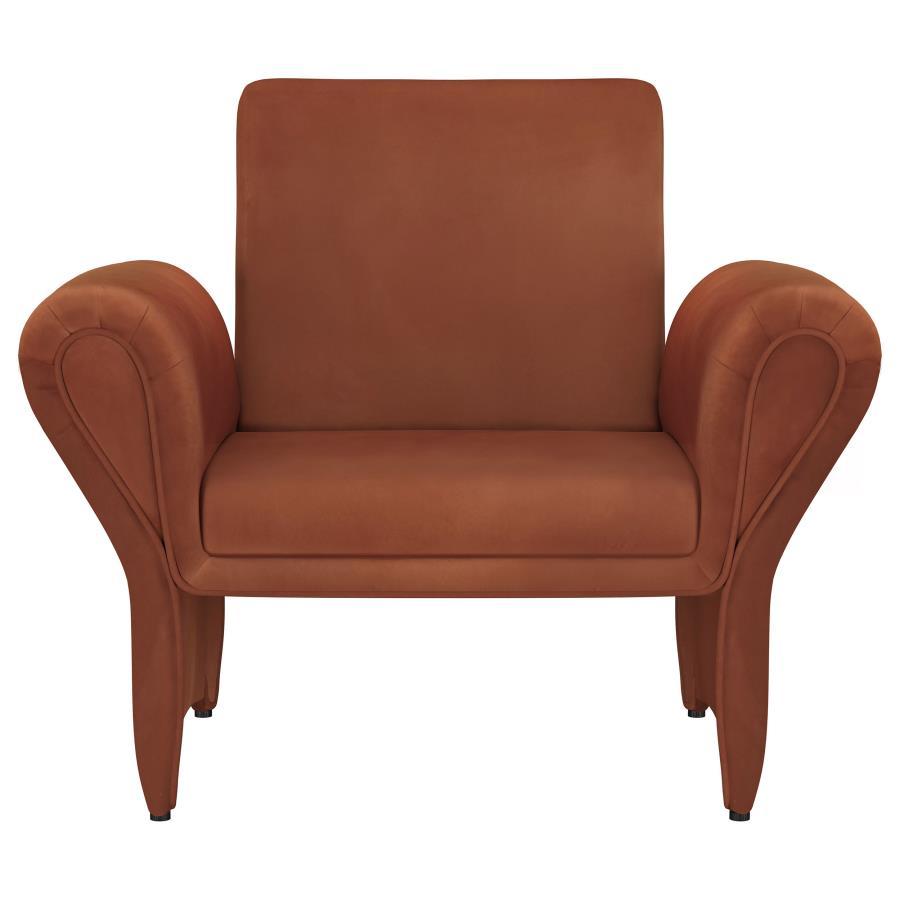 Liana Upholstered Roll Arm Accent Chair