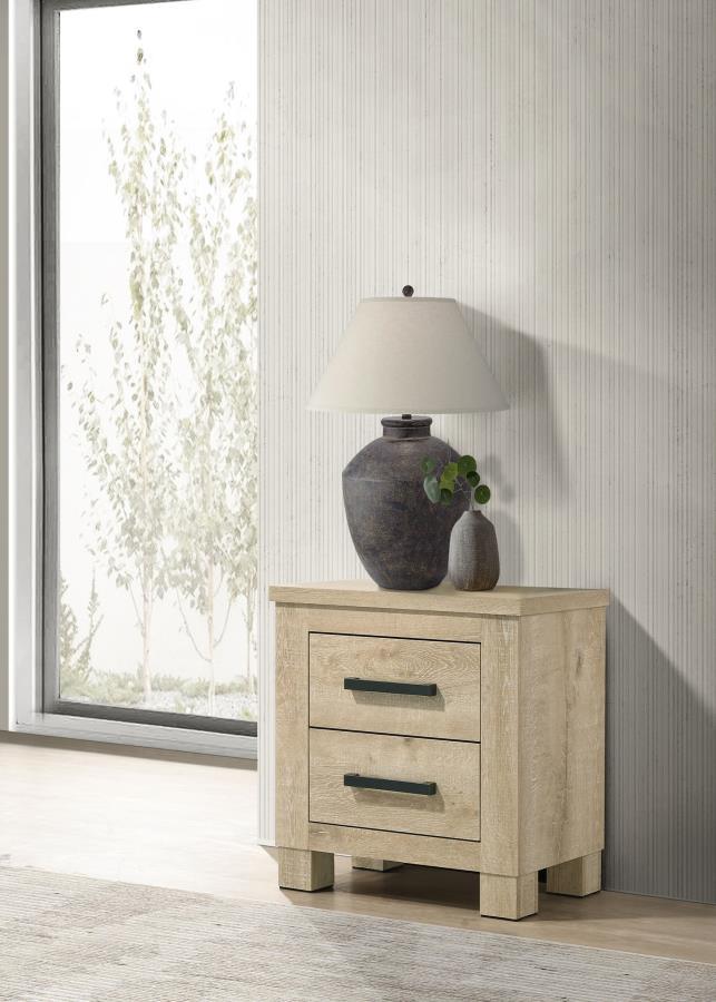 Oakglen 2-Drawer Nightstand Bedside Table