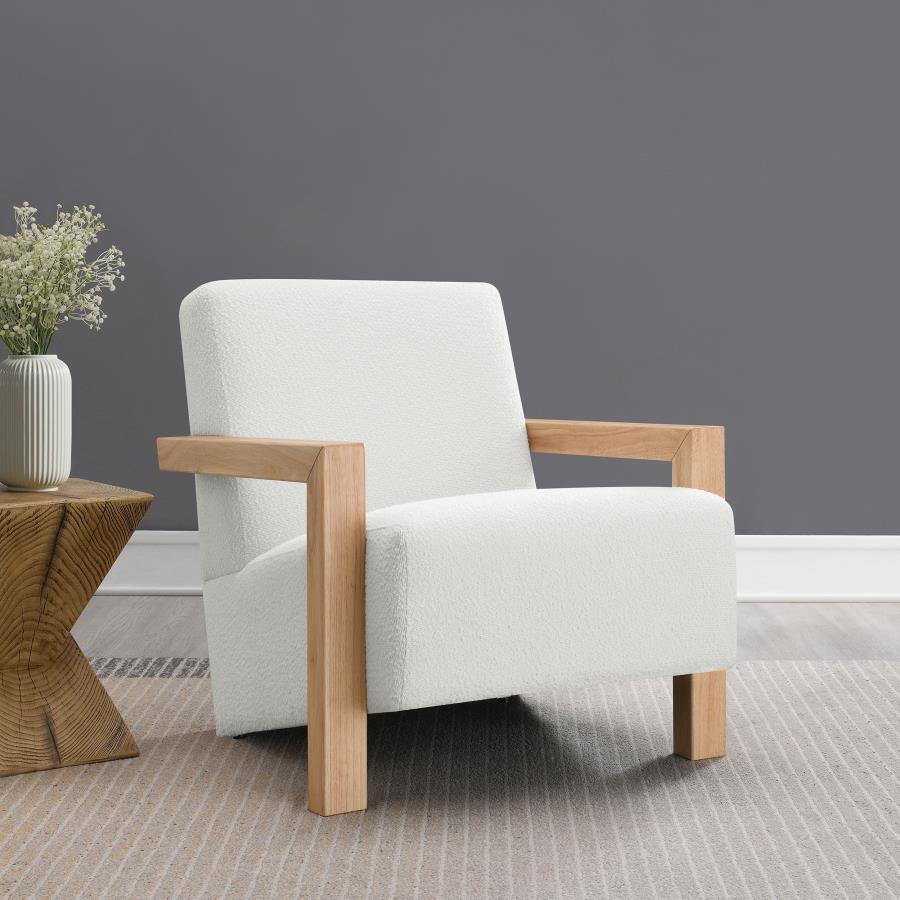 Fitzroy Boucle Upholstered Accent Arm Chair