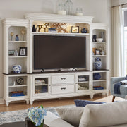 Allyson Park Classic White Entertainment Center