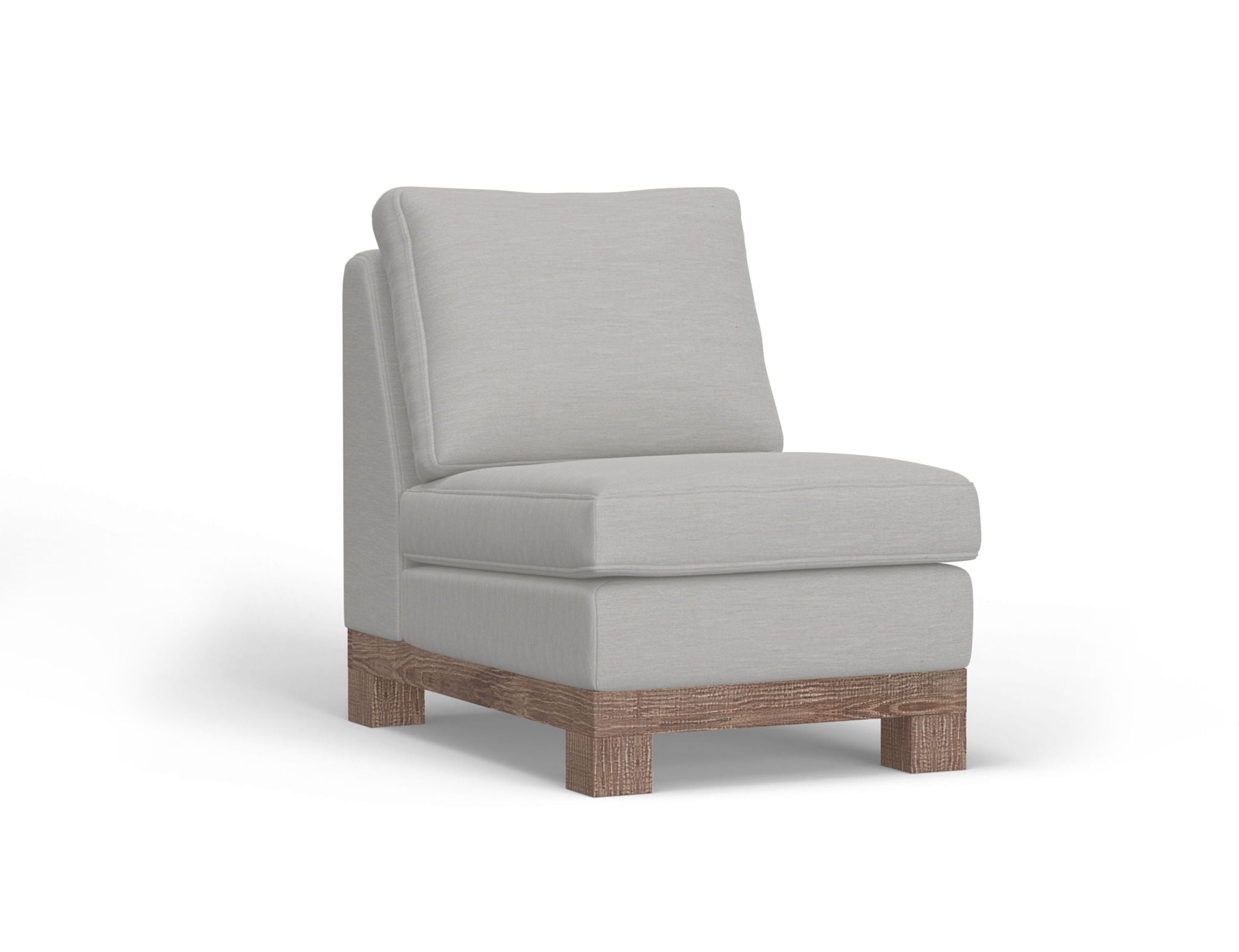 Samba Armless Chair in Ecru Beige