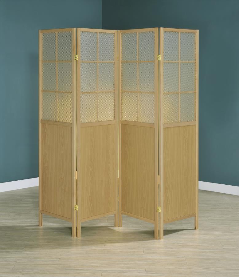 Edwards - 4-Panel Room Divider Folding Shoji Screen