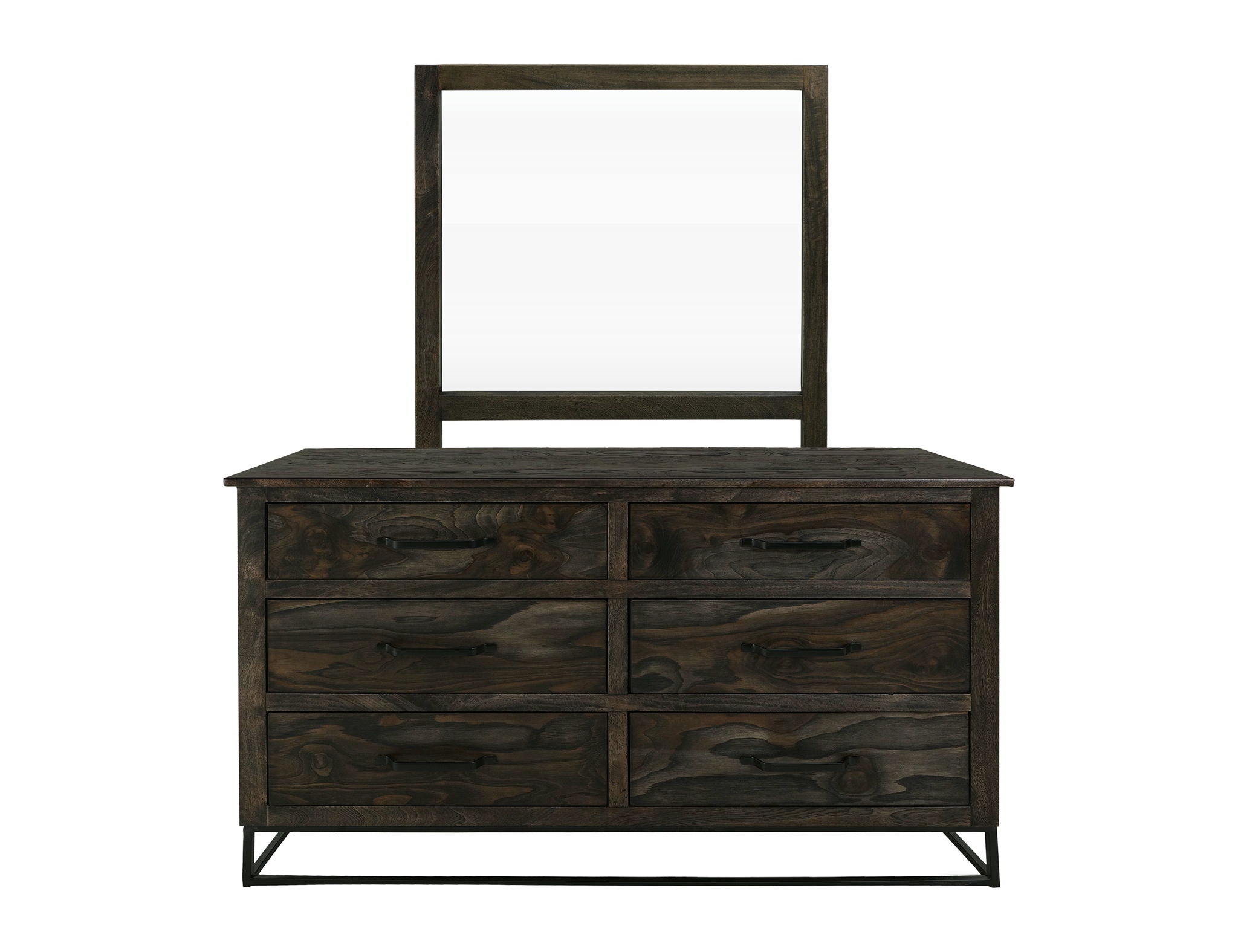 Teak Mirror Oil Black – Bedroom Mirror
