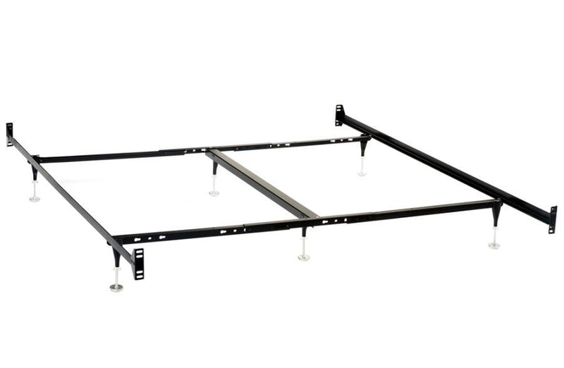 Esme Black Bed Frame with Headboard