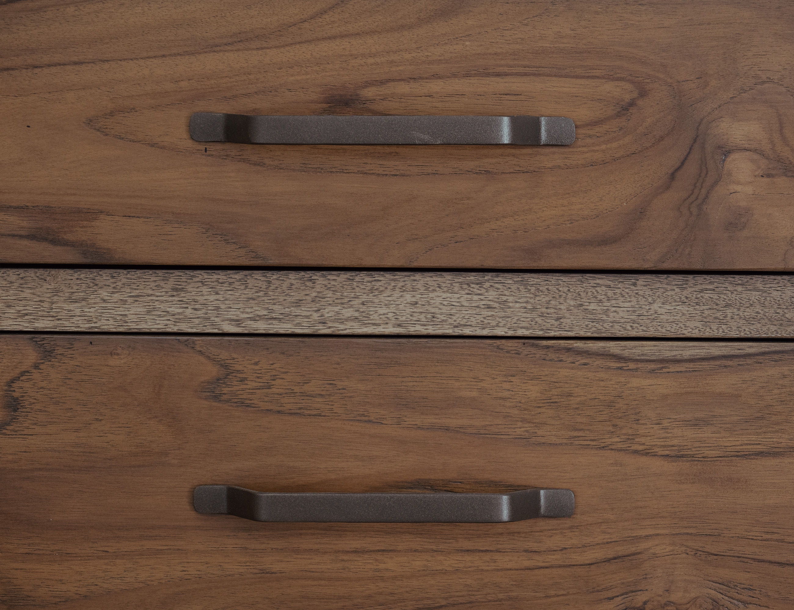 Natural Teca - Chest in Brown with 5 Drawers