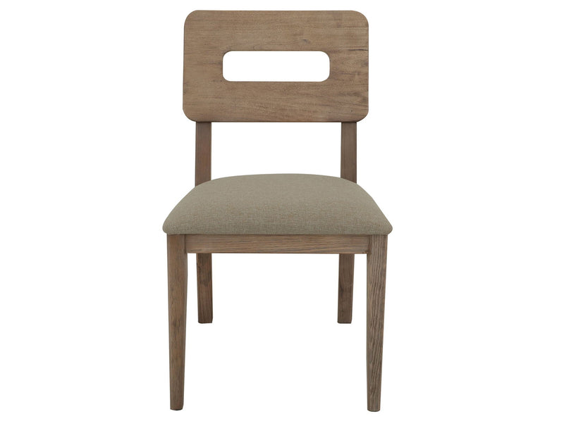 Luma Set of 2 Chairs in Sand Brown Melina Wood