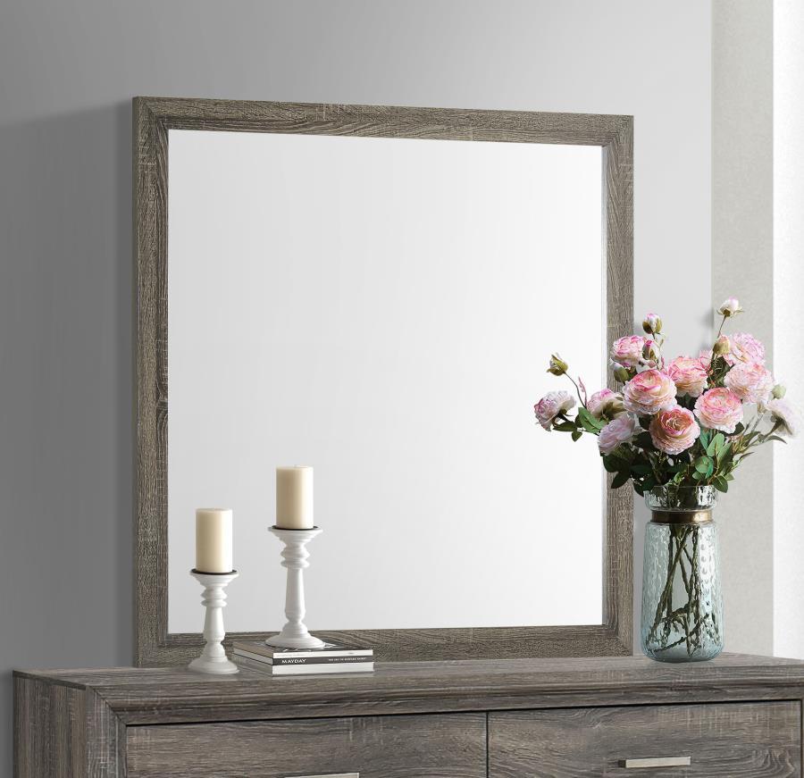 Wright - Dresser Mirror Brown Oak