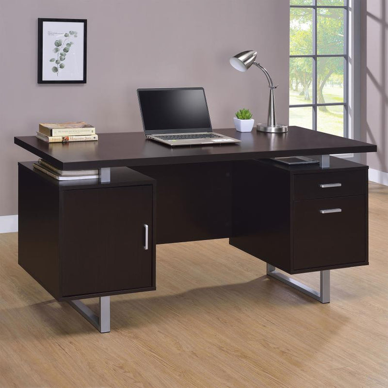 Lawtey 2-Drawer Computer Desk