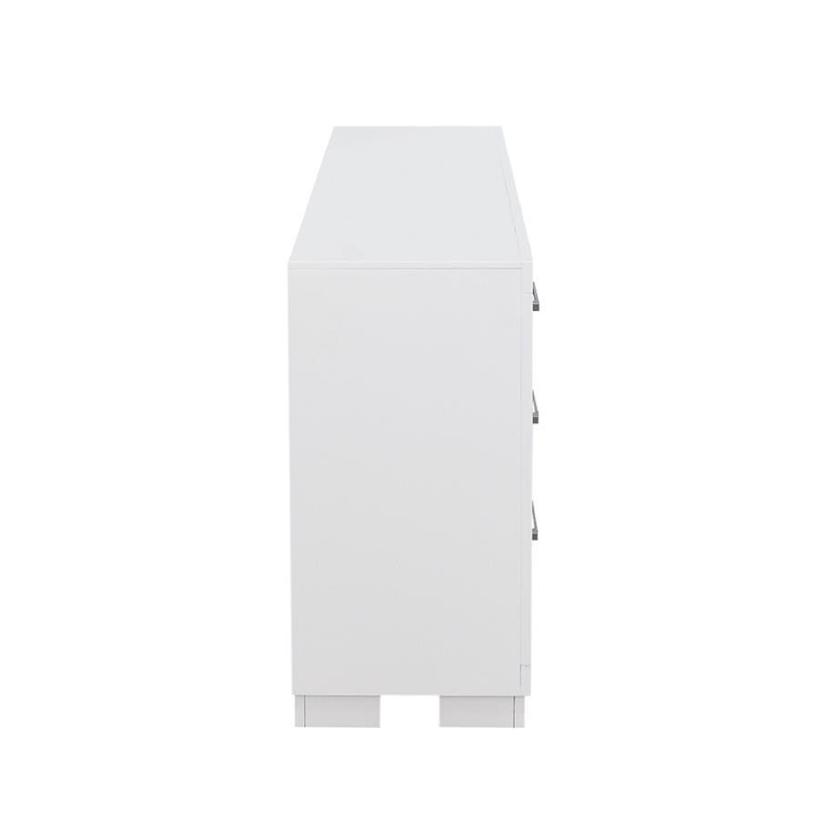 Jessica 6-Drawer Dresser in Cappuccino