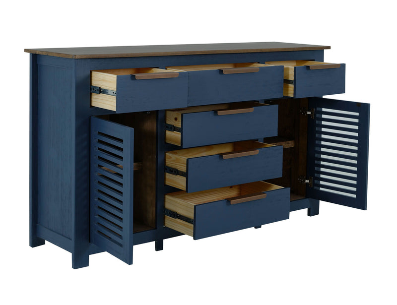 Bonfire Buffet with 6 Drawers & 2 Doors