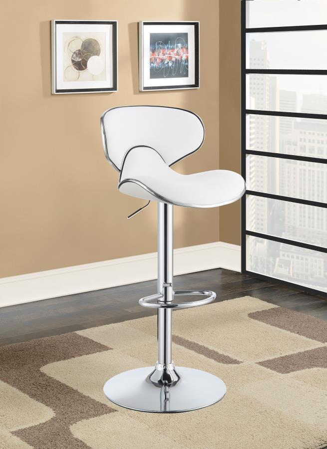 Edenton Upholstered Adjustable Bar Stool Set of 2
