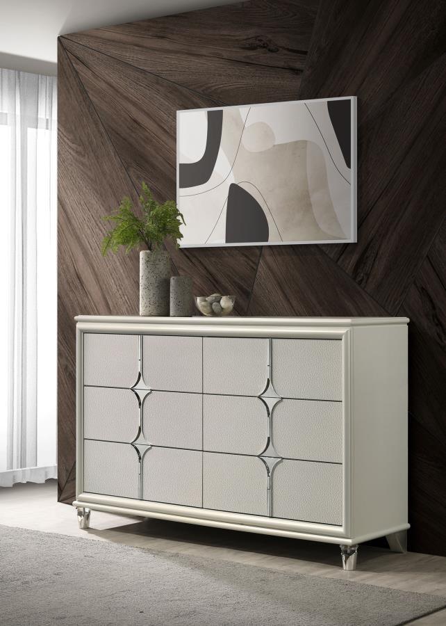 Olivia 6-Drawer Dresser Cabinet