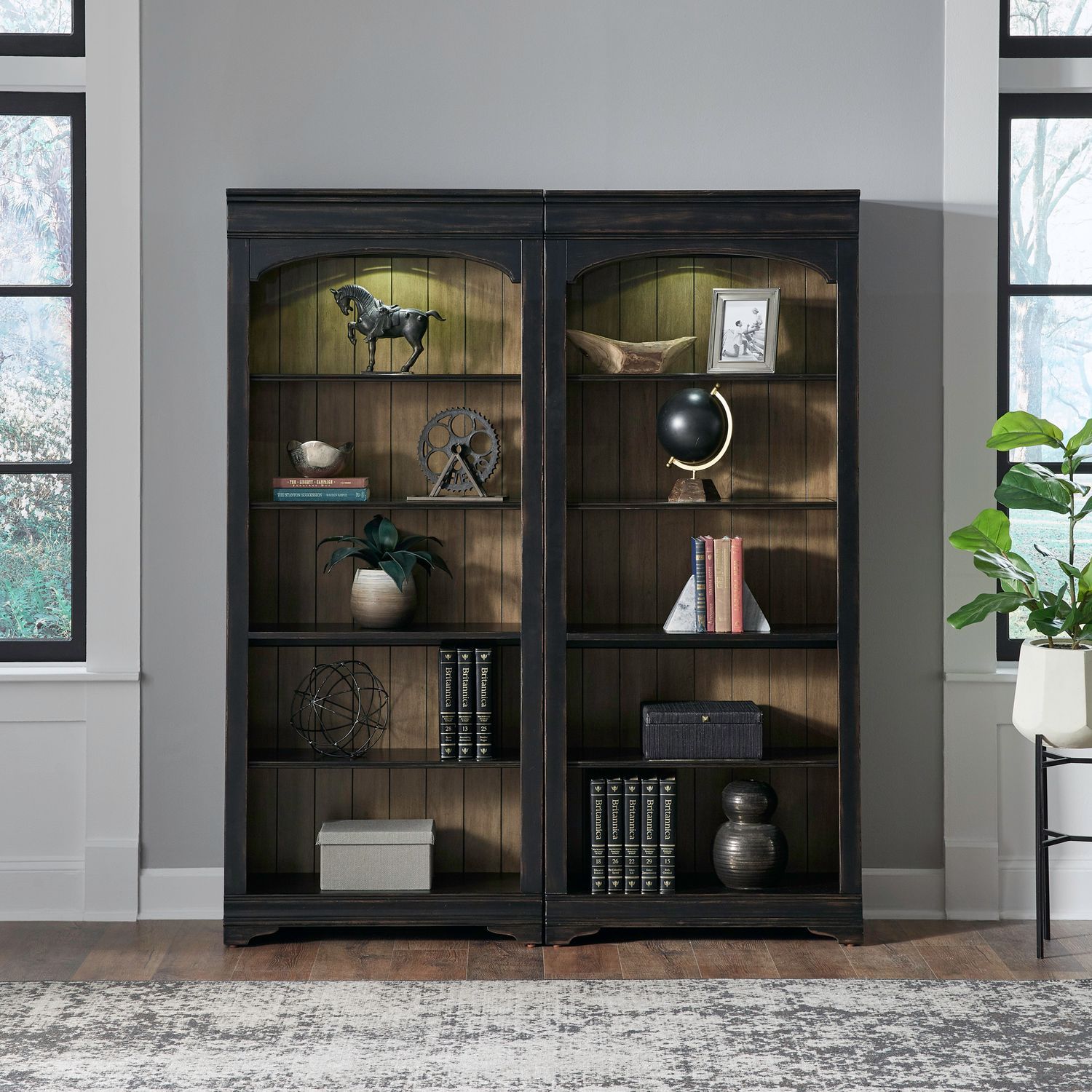 Meritage 2-Piece Bunching Bookcase