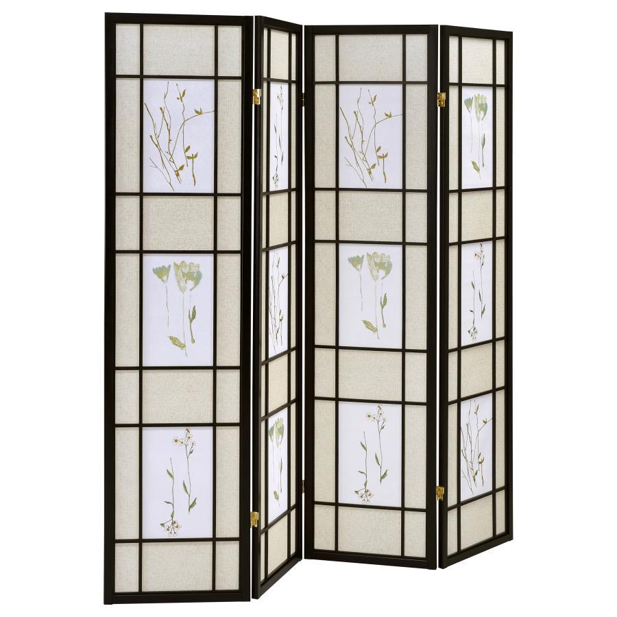 Catabella 4-Panel Room Divider Folding Shoji Screen