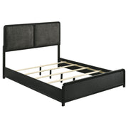 Cavelle Upholstered Bed in Black