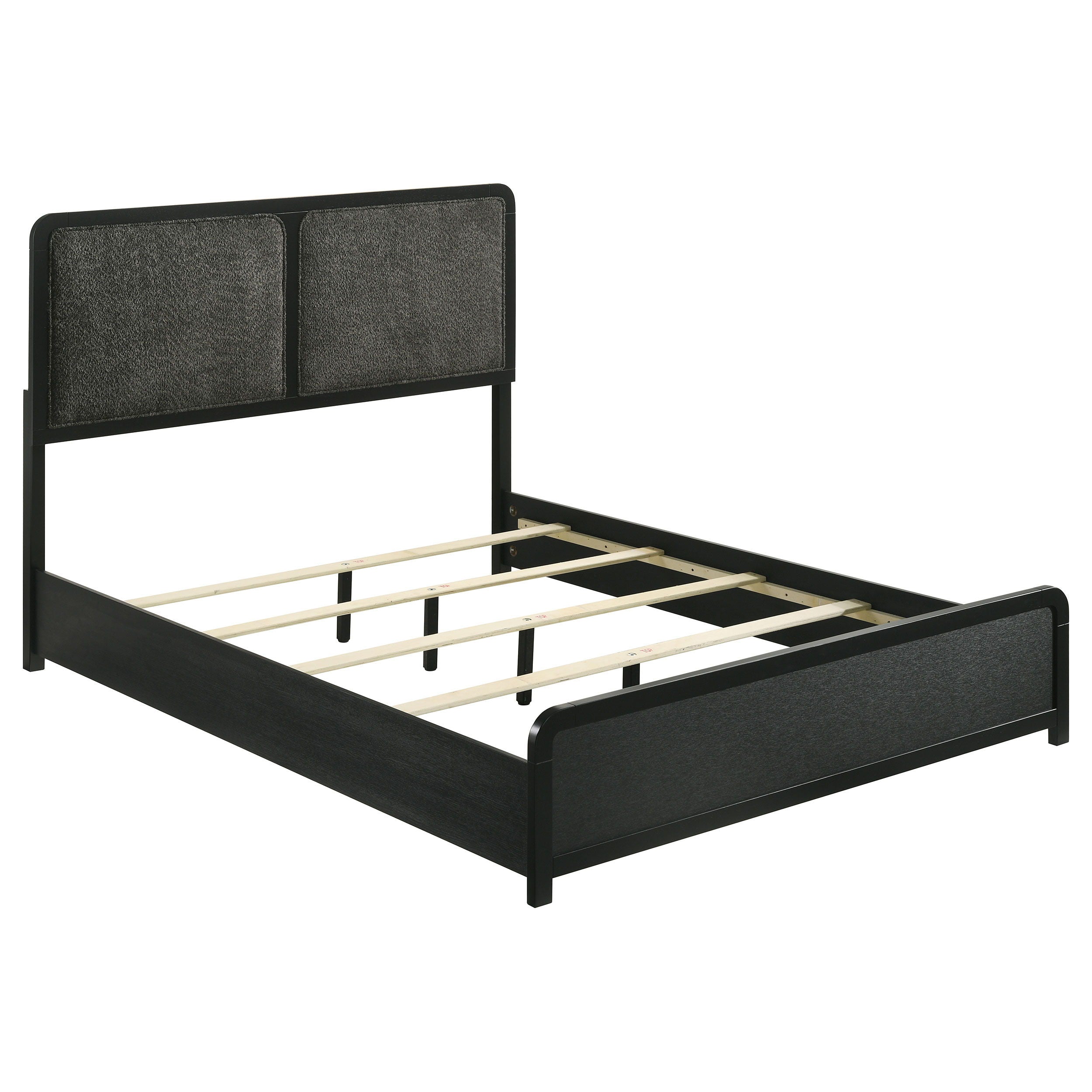 Cavelle Upholstered Bed in Black
