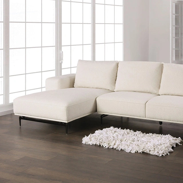 Baerum Sectional, Left & Right Chaise Beige & Gray