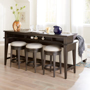 Mill Creek - 4 Piece Console Set Bar Console & 3 Stools
