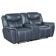 Sloane Upholstered Padded Arm Reclining Loveseat