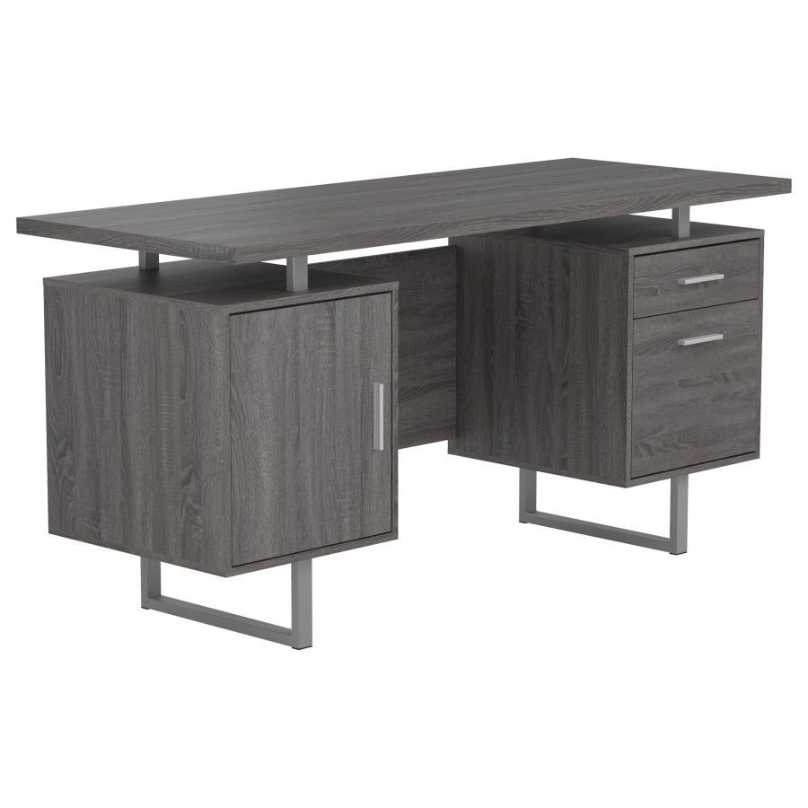 Lawtey 2-Drawer Computer Desk