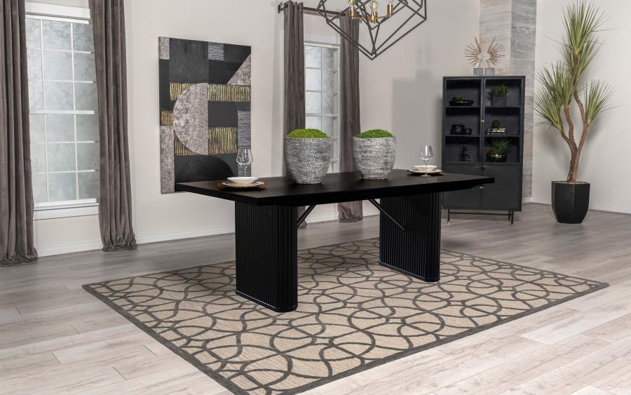 Catherine Rectangular Wood Dining Table
